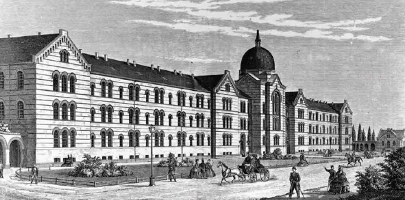 Tryk af Kommunehospitalet, 1857